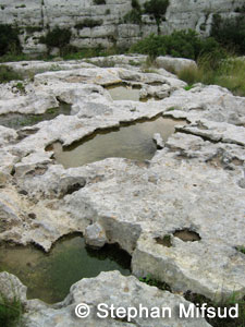 Group of pools over Sabtan Valley.